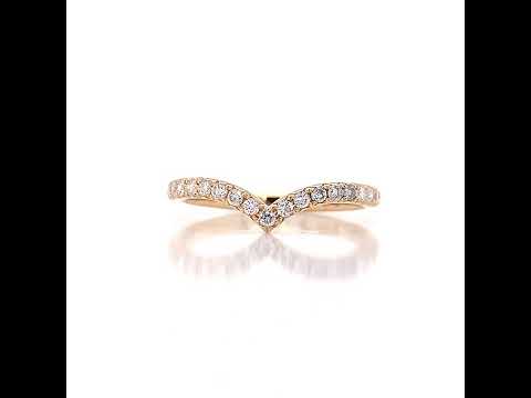 Pointed Crown Diamond Ring