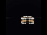 18k white and rose gold diamond ring set video