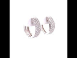 Triple Line Diamond Earrings