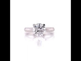 Heart Shaped Four Prong Solitaire Engagement Ring