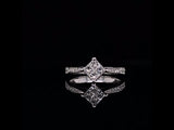 Princess cut diamond dress ring video