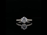 Crown diamond engagement ring video