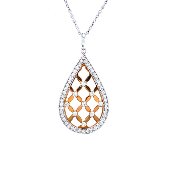 Drops of happiness diamond pendant